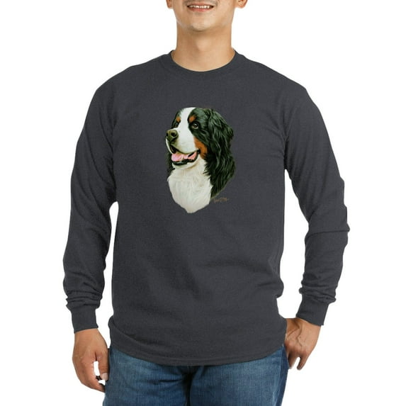 CafePress - Bernese Mountain Dog Long Sleeve Dark T Shirt - Long Sleeve Dark T-Shirt
