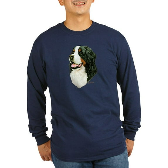 CafePress - Bernese Mountain Dog Long Sleeve Dark T Shirt - Long Sleeve Dark T-Shirt