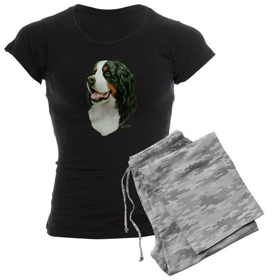 CafePress - Bernese Mountain Dog Pajamas - Women's Dark Pajamas
