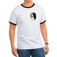 thumbnail image 1 of CafePress - Bernese Mountain Dog Ringer T - 100% Cotton Ringed T-Shirt, 1 of 4