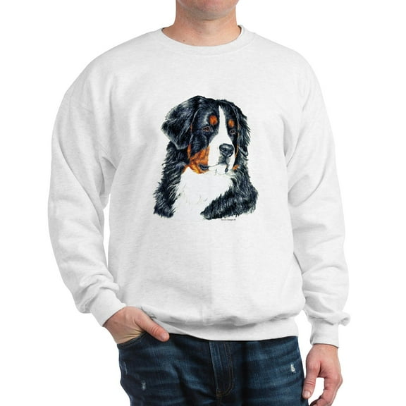 CafePress - Bernese Mountain Dog Sweatshirt - Crew Neck Sweatshirt