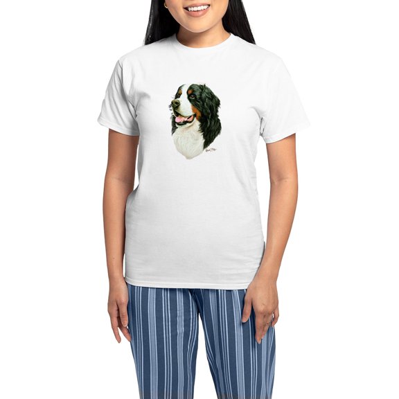 CafePress - Women's Light Pajamas - Women's Short Sleeve Print T-Shirt and Pants Light Cotton Pajama Set