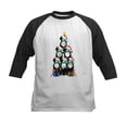 thumbnail image 1 of CafePress - Bernese Mt Dog Xmas Tree Baseball Jersey - Kids Cotton Baseball Jersey, 3/4 Sleeve Shirt, 1 of 4