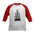 thumbnail image 1 of CafePress - Bernese Mt Dog Xmas Tree Baseball Jersey - Kids Cotton Baseball Jersey, 3/4 Sleeve Shirt, 1 of 4