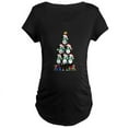 thumbnail image 1 of CafePress - Bernese Mt Dog Xmas Tree Maternity T Shirt - Maternity Dark T-Shirt, 1 of 3