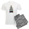 thumbnail image 1 of CafePress - Bernese Mt Dog Xmas Tree Pajamas - Men's Light Loose Fit Cotton Pajama Set, 1 of 7