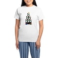 thumbnail image 1 of CafePress - Bernese Mt Dog Xmas Tree Pajamas - Women's Short Sleeve Print T-Shirt and Pants Light Cotton Pajama Set, 1 of 7