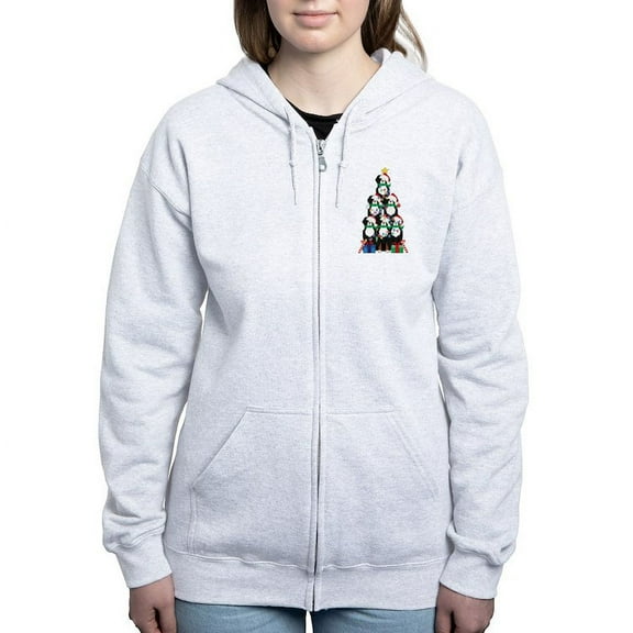 CafePress - Bernese Mt Dog Xmas Tree Sweatshirt - Women's Zip Hoodie