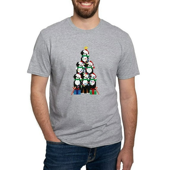 CafePress - Bernese Mt Dog Xmas Tree T Shirt - Fitted T-Shirt, Vintage Fit Soft Cotton Tee