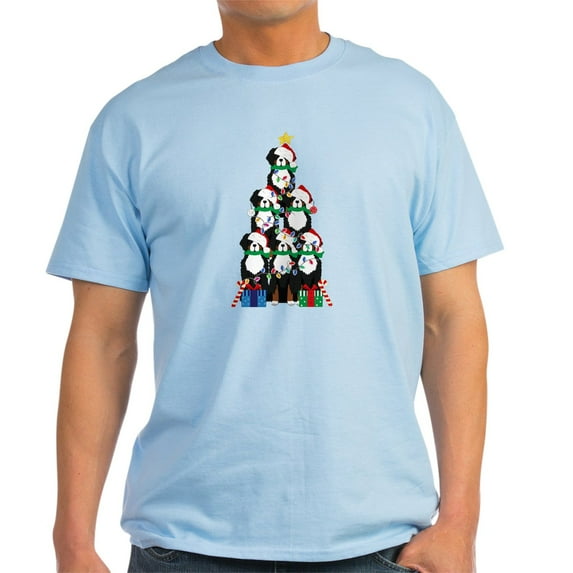 CafePress - Bernese Mt Dog Xmas Tree T Shirt - Men's Classic Graphic T-Shirt