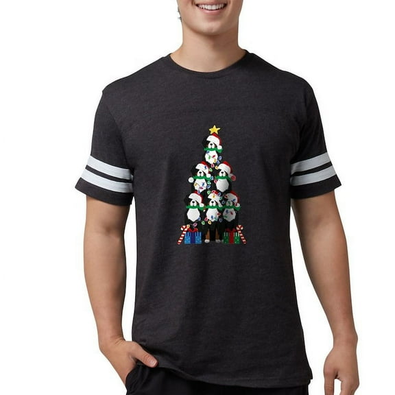 CafePress - Bernese Mt Dog Xmas Tree T Shirt - Mens Football Shirt