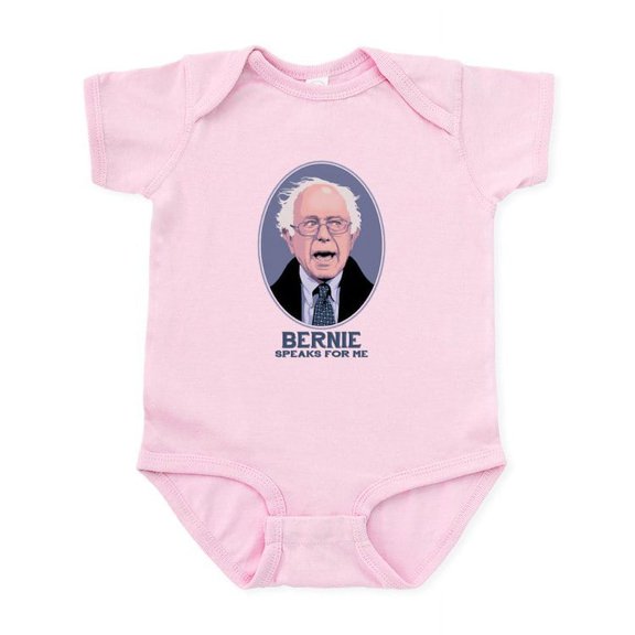 CafePress - Bernie Speaks II Infant Bodysuit - Baby Light Bodysuit, Size Newborn - 24 Months