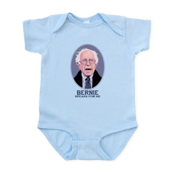CafePress - Bernie Speaks II Infant Bodysuit - Baby Light Bodysuit, Size Newborn - 24 Months
