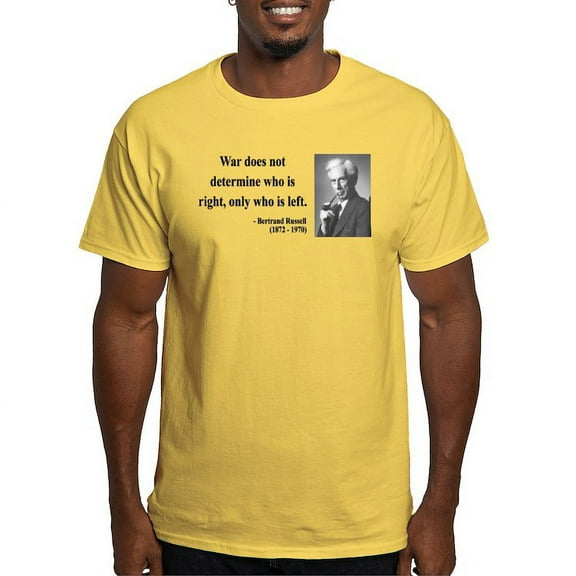 CafePress - Bertrand Russell 1 Light T Shirt - Men's Classic Graphic T-Shirt