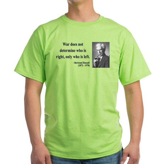 CafePress - Bertrand Russell 1 Light T Shirt - Light T-Shirt - CP