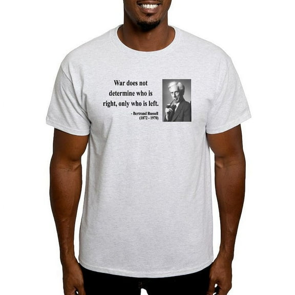 CafePress - Bertrand Russell 1 Light T Shirt - Men's Classic Graphic T-Shirt