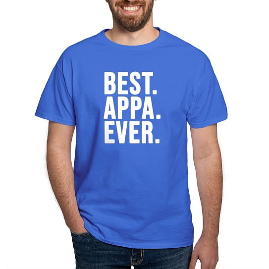 CafePress - Best Appa Ever Korean Fathers Day Tshirt Gift For Men's Value T Shirt - Men's Classic Cotton T-Shirts