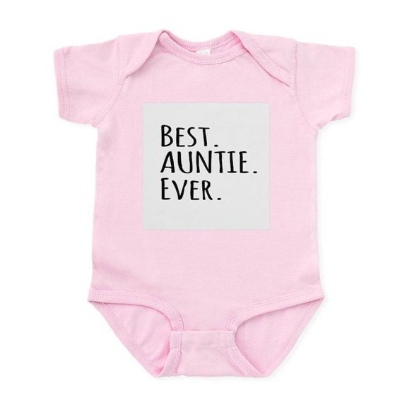 CafePress - Best Auntie Ever Body Suit - Baby Light Bodysuit, Size Newborn - 24 Months