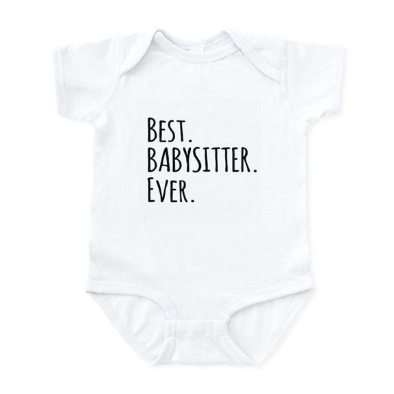 CafePress - Best Babysitter Ever Body Suit - Baby Light Bodysuit, Size Newborn - 24 Months