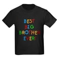 thumbnail image 1 of CafePress - Best Big Brother Ever Kids T Shirt - Dark T-Shirt Kids XS-XL, 1 of 4