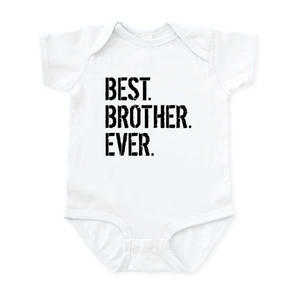CafePress - Best Brother Ever Body Suit - Baby Light Bodysuit, Size Newborn - 24 Months