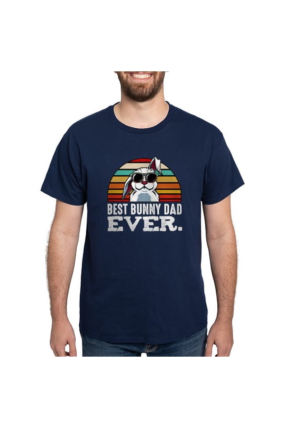 - Best Bunny Dad Ever Floppy Ear Rabbits Father_S Men's Value T Shirt - Men's Classic Cotton T-Shirts