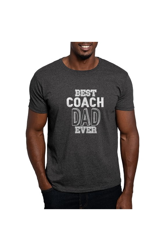 - Best Coach Dad Ever Football Daddy Papa Father's D Men's Value T Shirt - Men's Classic Cotton T-Shirts