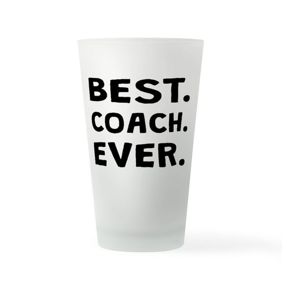 CafePress - Best Coach Ever - Pint Glass, Drinking Glass, 16 oz. CafePress