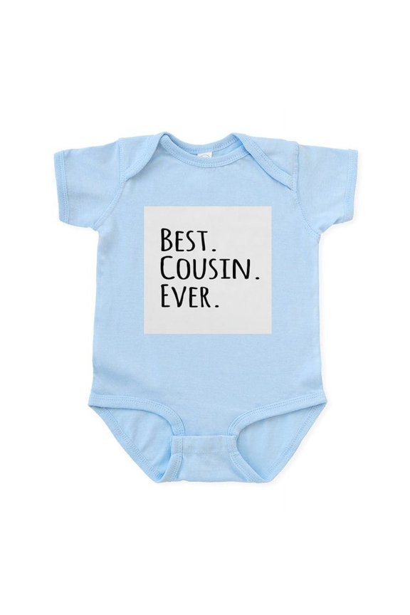 - Best Cousin Ever Body Suit - Baby Light Bodysuit, Size Newborn - 24 Months