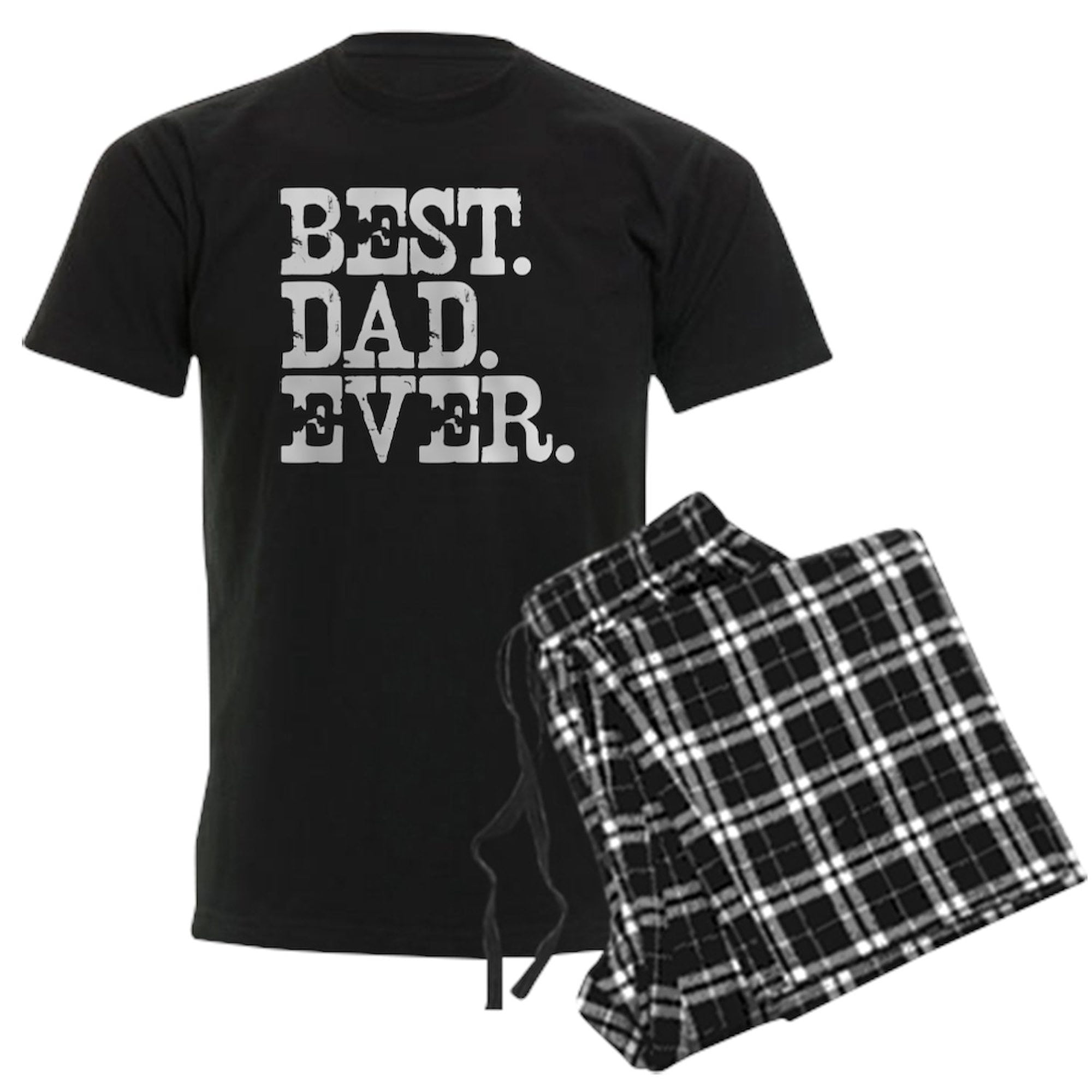 CafePress - Best Dad Ever Men's Dark Pajamas - Men's Dark Loose Fit ...