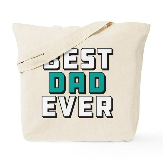 CafePress - Best Dad Ever Tote Bag - Unisex Canvas Tote Bag, Beige, 1-Piece