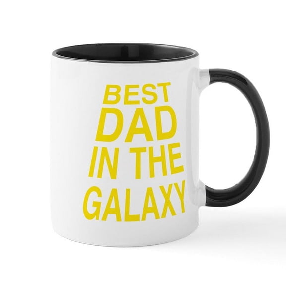 CafePress - Best Dad In The Galaxy - 11 oz Ceramic Mug - Novelty Coffee Tea Cup