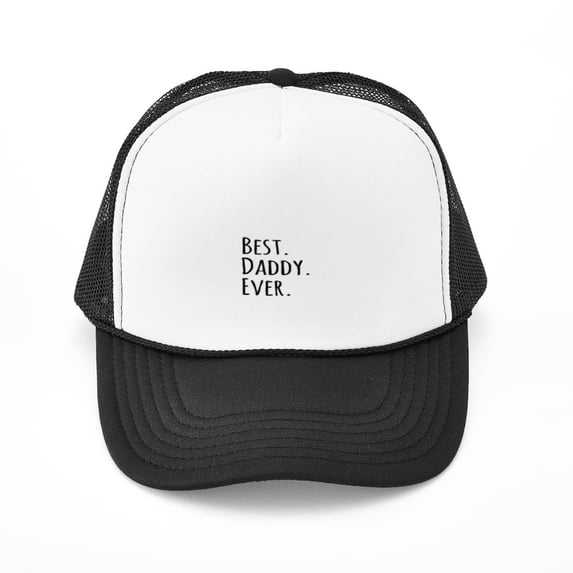 CafePress - Best Daddy Ever Hat - Adjustable Unisex Printed Trucker Hat with Mesh Back