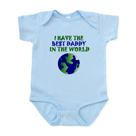 CafePress - Best Daddy In The World Body Suit - Baby Light Bodysuit, Size Newborn - 24 Months