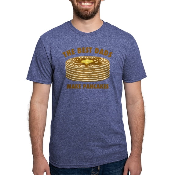 CafePress - Best Dads Make Pancakes Mens Tri Blend T Shirt - Mens Tri-blend T-Shirt