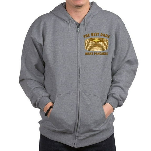 CafePress - Best Dads Make Pancakes Zip Hoodie - Zip Hoodie, Classic Hooded Sweatshirt with Metal Zipper