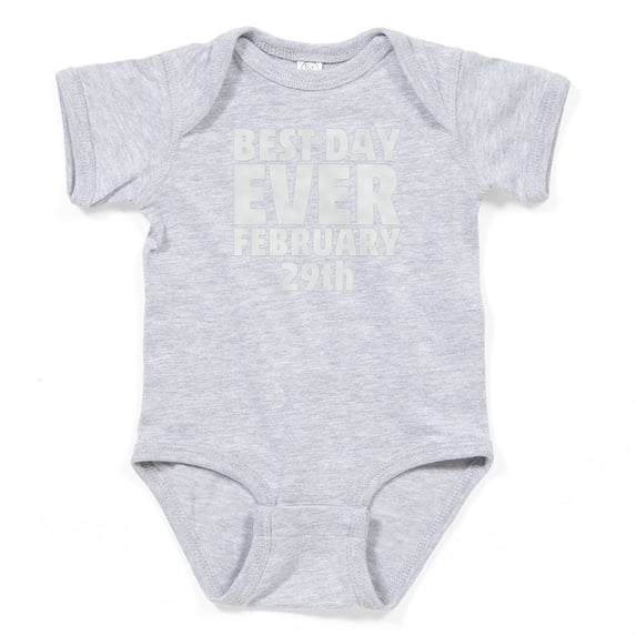 CafePress - Best Day Ever February 29Th Body Suit - Cute Infant Bodysuit Baby Romper - Size Newborn - 24 Months