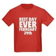thumbnail image 1 of CafePress - Best Day Ever February 29Th T Shirt - Dark T-Shirt Kids XS-XL, 1 of 4