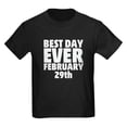 thumbnail image 1 of CafePress - Best Day Ever February 29Th T Shirt - Dark T-Shirt Kids XS-XL, 1 of 4