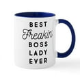 thumbnail image 1 of CafePress - Best Freakin' Boss Lady Ever - 11 oz Ceramic Mug - Novelty Coffee Tea Cup, 1 of 4