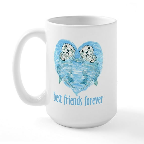 CafePress - Best Friends Forever Large Mug - 15 oz Ceramic Large White Novelty Mug