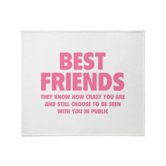 CafePress - Best Friends Throw Blanket - Soft Fleece Throw Blanket, 50"x60" for All Ages