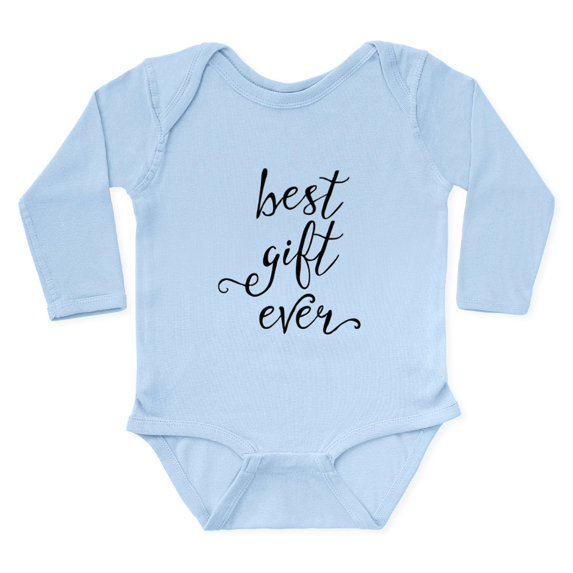 CafePress - Best Gift Ever Long Sleeve Infant Body Suit - Long Sleeve Cotton Baby Bodysuit