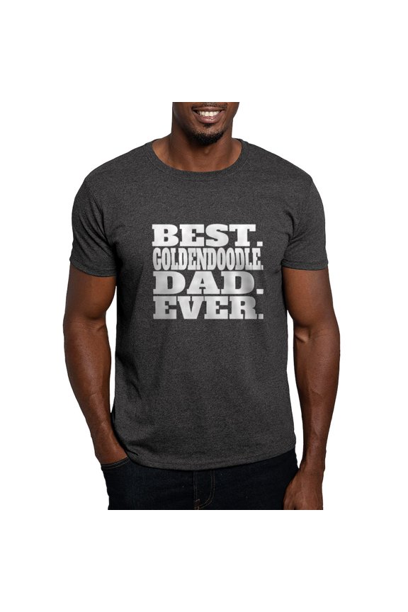 - Best Goldendoodle Dad Ever T Shirt - Men's Classic Graphic Cotton T-Shirt