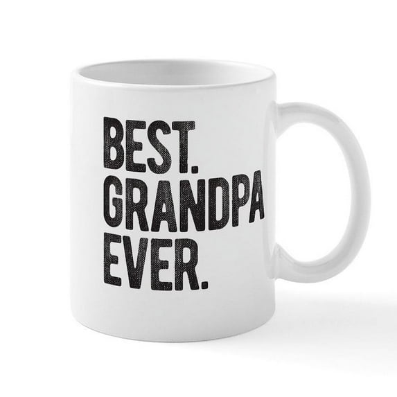 CafePress - Best Grandpa Ever Mugs - 11 oz Ceramic Mug - Novelty Coffee Tea Cup