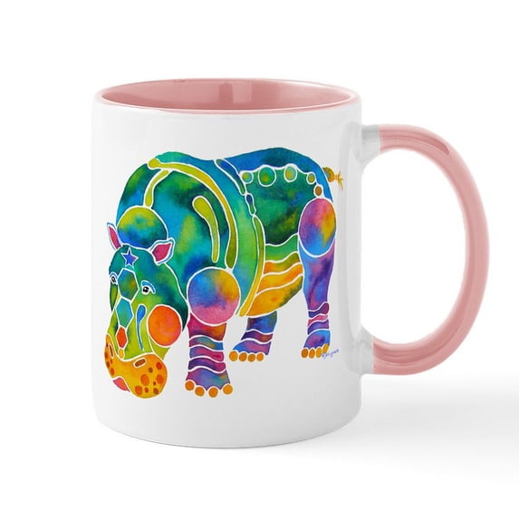 CafePress - Best HIPPO In Many Colors Mug - 11 oz Ceramic Mug - Novelty Coffee Tea Cup