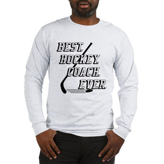 CafePress - Best Hockey Coach Ever Long Sleeve T Shirt - Unisex Cotton Long Sleeve T-Shirt