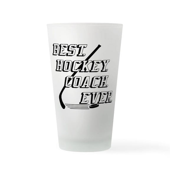 CafePress - Best Hockey Coach Ever - Pint Glass, Drinking Glass, 16 oz. CafePress