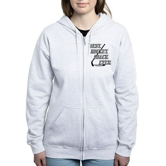 CafePress - Best Hockey Coach Ever Sweatshirt - Women's Zip Hoodie