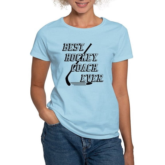 CafePress - Best Hockey Coach Ever T Shirt - Women's Classic T-Shirt